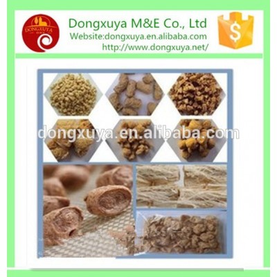 Automatic textured vegetable soy protein chuncks production line